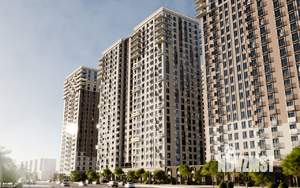 1-к квартира, строящийся дом, 34м2, 9/24 этаж