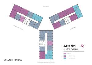 2-к квартира, вторичка, 52м2, 6/23 этаж