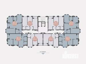 3-к квартира, строящийся дом, 71м2, 10/14 этаж