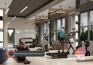 1-к квартира, вторичка, 52м2, 12/25 этаж