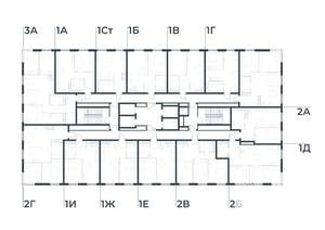 1-к квартира, вторичка, 41м2, 21/30 этаж