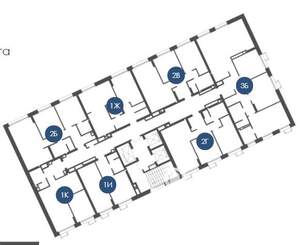 2-к квартира, вторичка, 58м2, 2/23 этаж