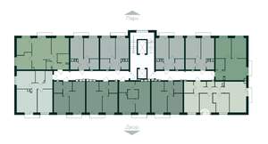 1-к квартира, строящийся дом, 35м2, 9/10 этаж