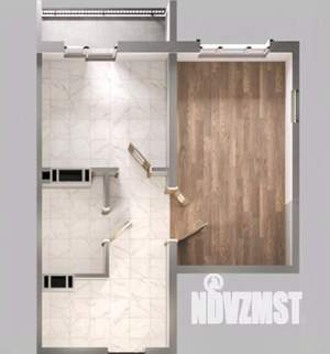 1-к квартира, строящийся дом, 39м2, 4/14 этаж