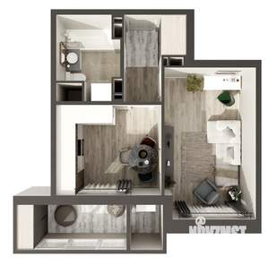 1-к квартира, вторичка, 38м2, 6/20 этаж