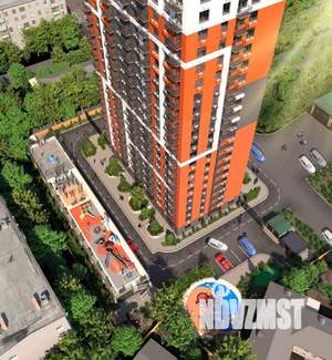 1-к квартира, строящийся дом, 44м2, 21/25 этаж