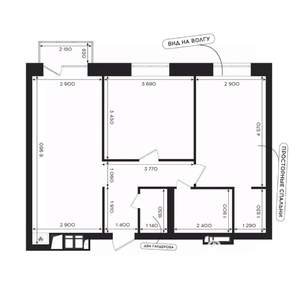2-к квартира, вторичка, 61м2, 21/24 этаж