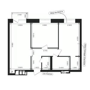 2-к квартира, вторичка, 61м2, 16/24 этаж