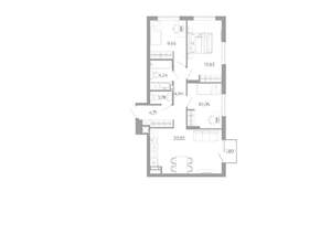 3-к квартира, вторичка, 71м2, 13/25 этаж