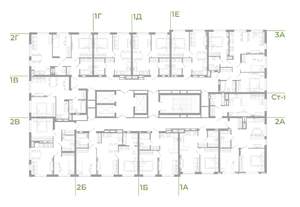 2-к квартира, вторичка, 54м2, 16/25 этаж