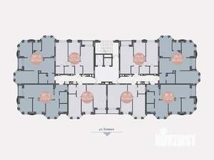 3-к квартира, строящийся дом, 81м2, 9/14 этаж