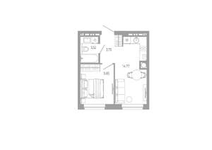 1-к квартира, вторичка, 32м2, 13/18 этаж