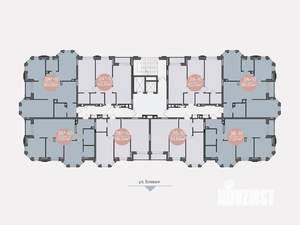 2-к квартира, строящийся дом, 59м2, 10/14 этаж