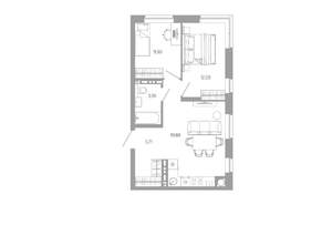 2-к квартира, вторичка, 51м2, 2/18 этаж