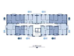 1-к квартира, строящийся дом, 35м2, 10/17 этаж
