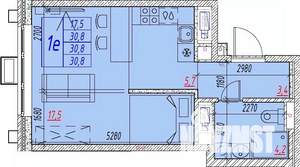 1-к квартира, вторичка, 31м2, 9/25 этаж