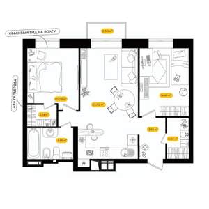 2-к квартира, вторичка, 60м2, 4/24 этаж