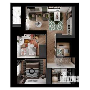 2-к квартира, вторичка, 57м2, 7/21 этаж
