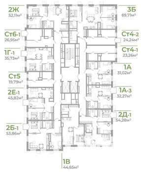 Студия квартира, вторичка, 27м2, 17/18 этаж