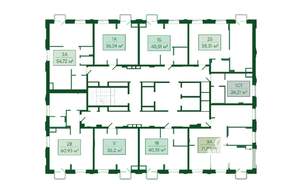 1-к квартира, строящийся дом, 41м2, 12/22 этаж