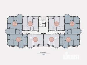 2-к квартира, строящийся дом, 59м2, 9/14 этаж