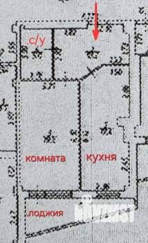 1-к квартира, вторичка, 52м2, 4/17 этаж