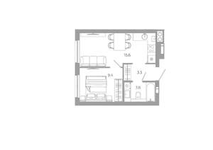 1-к квартира, вторичка, 32м2, 25/25 этаж