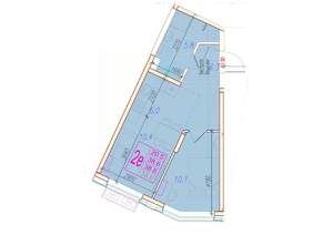 2-к квартира, вторичка, 39м2, 2/24 этаж