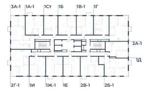 1-к квартира, вторичка, 45м2, 16/30 этаж