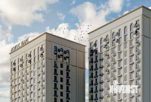 1-к квартира, строящийся дом, 44м2, 5/21 этаж