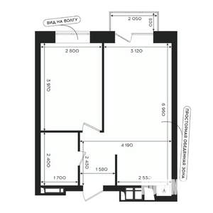 1-к квартира, вторичка, 38м2, 19/24 этаж