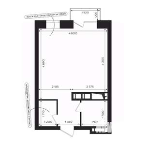 Студия квартира, вторичка, 28м2, 20/24 этаж