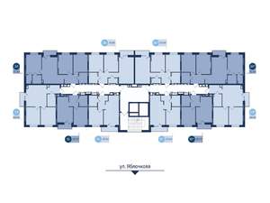 3-к квартира, строящийся дом, 70м2, 9/17 этаж