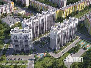 1-к квартира, строящийся дом, 39м2, 10/14 этаж