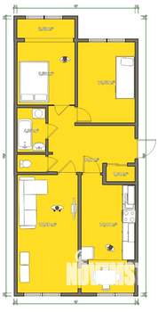 3-к квартира, вторичка, 66м2, 3/5 этаж