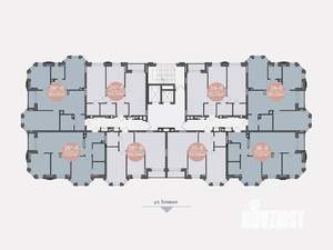 3-к квартира, строящийся дом, 81м2, 8/14 этаж