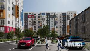 1-к квартира, строящийся дом, 39м2, 4/10 этаж