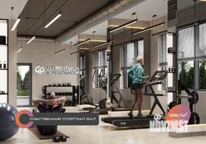 1-к квартира, вторичка, 52м2, 7/25 этаж