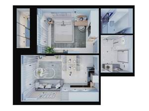 1-к квартира, вторичка, 41м2, 16/16 этаж