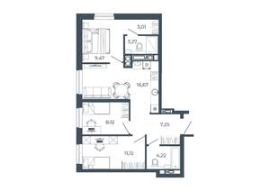3-к квартира, вторичка, 63м2, 15/26 этаж