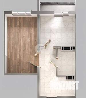 1-к квартира, строящийся дом, 39м2, 4/14 этаж