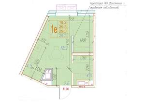 1-к квартира, вторичка, 29м2, 19/24 этаж