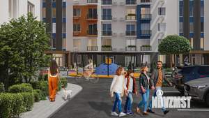 Студия квартира, строящийся дом, 28м2, 5/10 этаж