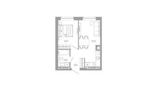 1-к квартира, вторичка, 35м2, 12/18 этаж