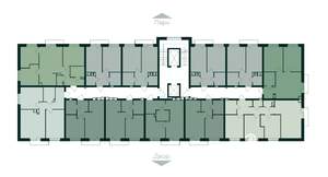 3-к квартира, строящийся дом, 59м2, 10/10 этаж