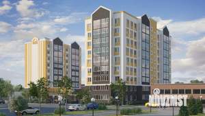 1-к квартира, строящийся дом, 38м2, 8/9 этаж