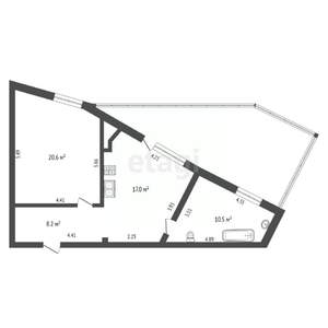 2-к квартира, вторичка, 90м2, 13/13 этаж