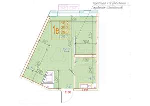 1-к квартира, вторичка, 29м2, 16/24 этаж