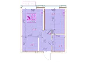 2-к квартира, вторичка, 34м2, 5/24 этаж