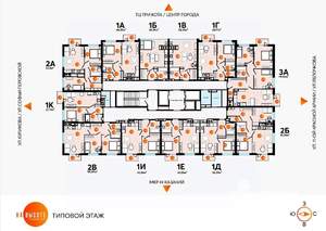 3-к квартира, вторичка, 79м2, 18/25 этаж